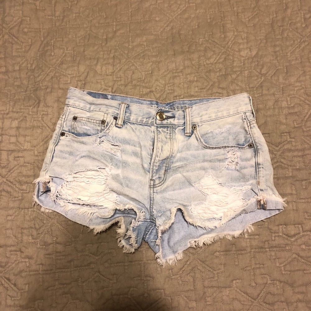 American Eagle distressed festival shorts size 6